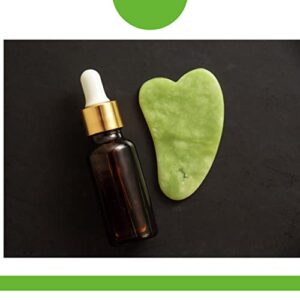 Grupo Gadmi GUA SHA 2 Facial Massager Stones Quartz Jade GUA SHA Facial Tools for Massage Facial Tools Jade Gua Sha Stone Facial Massager for Women