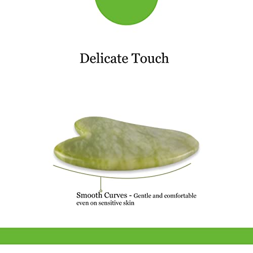 Grupo Gadmi GUA SHA 2 Facial Massager Stones Quartz Jade GUA SHA Facial Tools for Massage Facial Tools Jade Gua Sha Stone Facial Massager for Women