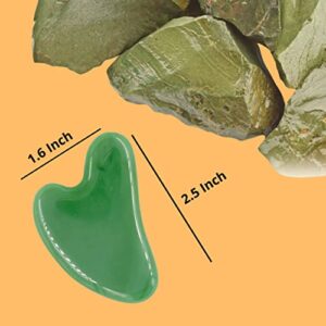 Grupo Gadmi GUA SHA 2 Facial Massager Stones Quartz Jade GUA SHA Facial Tools for Massage Facial Tools Jade Gua Sha Stone Facial Massager for Women