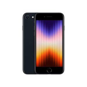 apple iphone se 3rd gen, 64gb, midnight - unlocked (renewed premium)