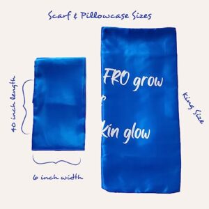 Zeta Phi Beta Sorority Paraphernalia: Satin Bonnets, Satin Pillowcase and Satin Head Scarf - 3 Piece Set; Hair Bonnets for Black Women