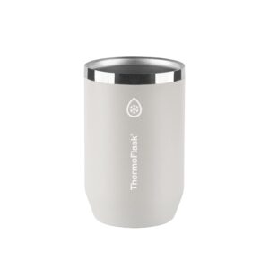 thermoflask premium quality vacuum insulated can cooler, standard size, 12 ounce, ultimate gray