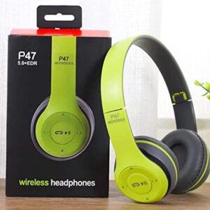 EWODE Bluetooth Headphones Wireless Rechargeable Super Bass Over-Ear Headphones. Volume Control for Kids. Compatible with Apple and Android. Foldable and Lightweight with Built-in Mic