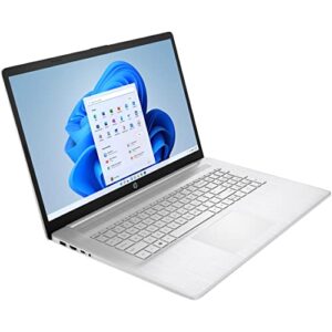 HP 17 17.3" HD+ Touchscreen Laptop Computer, Hexa-Core AMD Ryzen 5 5625U (Beat i5-1235U), 32GB DDR4 RAM, 2TB PCIe SSD, 802.11AC WiFi, Bluetooth 5.0, Windows 11, BROAG Extension Cable