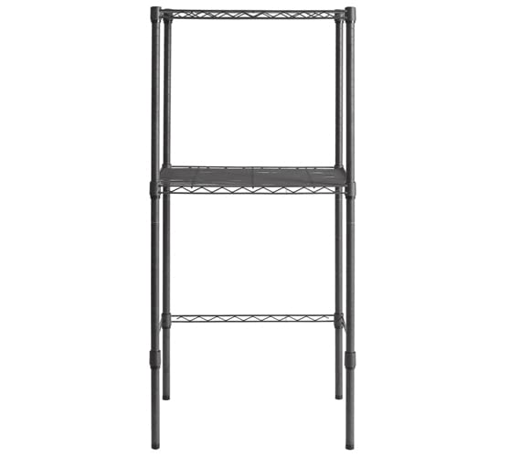 DormCo Suprima® - Mini Shelf Supreme - Adjustable Metal Shelving Unit - Black