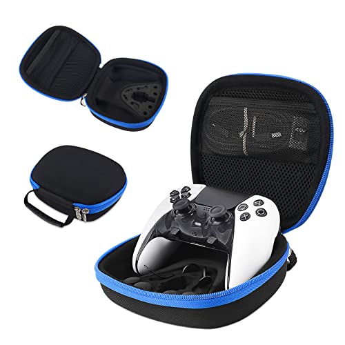 VANPARK Carrying Storage Case for PS5 DualSense Edge Wireless Controller, Protective Travel Bag for PS5 Elite/PS5 DualSense/PS4 Controller