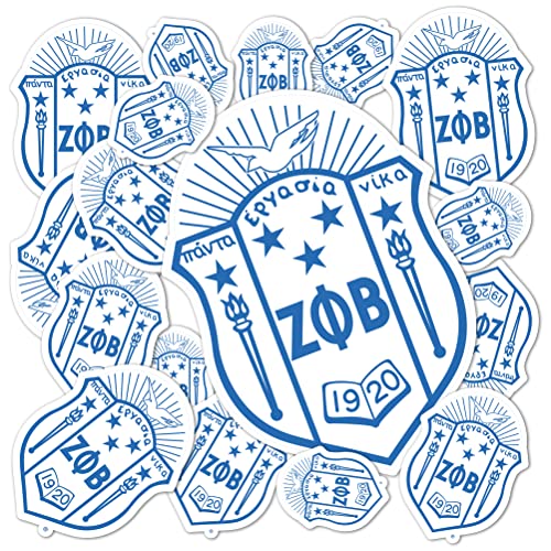 Zeta Phi Beta Sticker Vinyl Decal Laptop Water Bottle Car Scrapbook (Type 3-3)