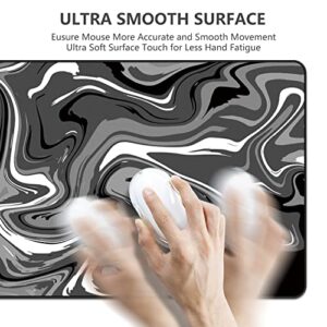 【5 Colors 3 Sizes】 Marbled Design Fluid Pattern Gaming Mouse Pad Extended Mouse Pad Laptop Computer Desk Mat for Desktop Desk Protector Mat Office Desk Accessories Gifts - 31.5" L*11.8" W