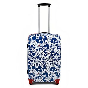 disney mickey mouse 24 inch blue rolling luggage