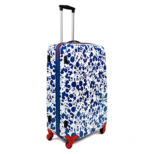 Disney Mickey Mouse 24 Inch Blue Rolling Luggage