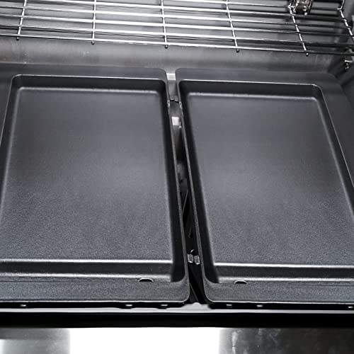 QuliMetal 7599 Cast Iron Griddle for Weber Genesis II 300 600 Series Gas Grill, Genesis II E/S-310, II E-315, I E-335, II S-335, II SE-335 and II E-610, Replace for Weber 7599 66095 66089