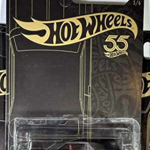 Hot Wheels - '23 Pearl & Chrome 55th Anniversary Set - 5 Cars - Does NOT Include Chase (3/6) - Challenger - Nova - Nissan 180SX - BMW M3 - Range Rover - Mint/NrMint Bubble Wrapped in a Box