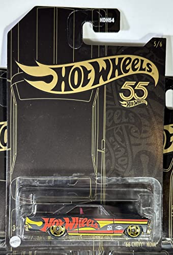 Hot Wheels - '23 Pearl & Chrome 55th Anniversary Set - 5 Cars - Does NOT Include Chase (3/6) - Challenger - Nova - Nissan 180SX - BMW M3 - Range Rover - Mint/NrMint Bubble Wrapped in a Box