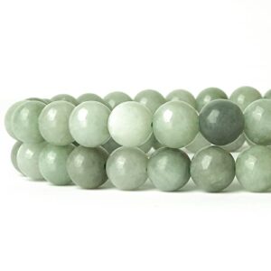 burmese jade natural gemstone beads for jewelry making - aixprobead 60pcs 6mm loose round stone beads for diy bracelets and necklaces