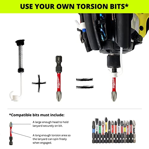 Driverback Bit Holder| New Retractable Magnetic Bit Organizer for Your Impact Driver, Perfect Tool Accessory | Made in USA