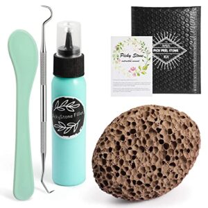xipeel pick peel stone kit - fidget toy anxiety relief mental relaxation for children and adults with adhd ocd excoriation