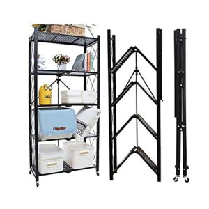 ataay kitchen storage rack shelving for garages foldable garages/black