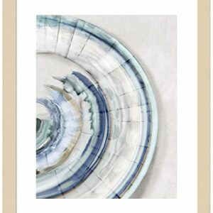 Amanti Art Fantasy Shell I by Emma Peal Wood Framed Wall Art Print (14 in. W x 17 in. H), Svelte Natural Frame