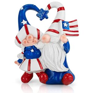 zonling 4th of july decorations patriotic gnomes - gnomes figurines gift for independence day memorial day presidents day veterans day armed forces day