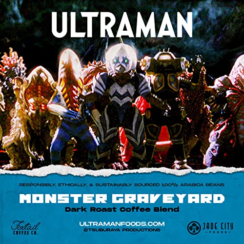 JADE CITY FOODS Ultraman Monster Graveyard Dark Whole Roast Coffee