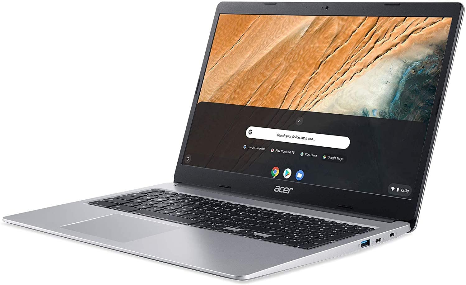 acer 2023 Flagship Chromebook 15.6" FHD 1080p IPS Touchscreen Light Laptop, Intel Celeron N4020 (Up to 2.8GHz), 4GB RAM, 64GB eMMC, HD Webcam, WiFi 5, 12+ Hours Battery, Chrome OS, w/HubxcelAccessory