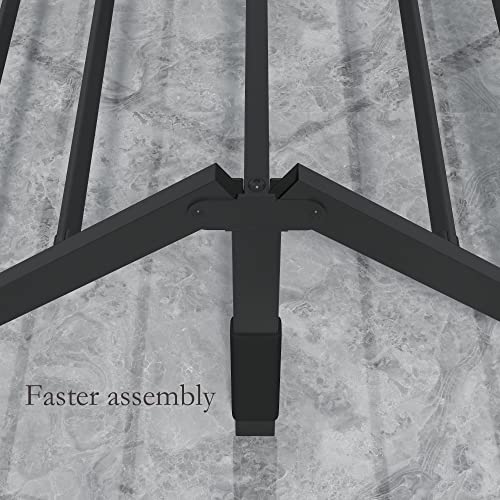 Lamhorm 18" and 14" Twin Bed Frames, Heavy Duty Metal Platform Bed Frame, No Box Spring Needed