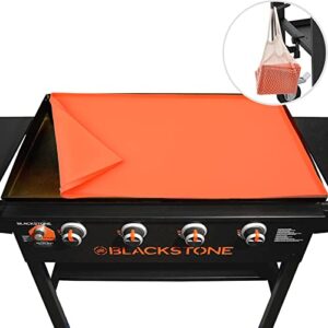 griddle mat for blackstone grill, 36" silicone protective mat cover for blackstone griddle accessories, bbq grill mat protect griddle from insects, debris and rust