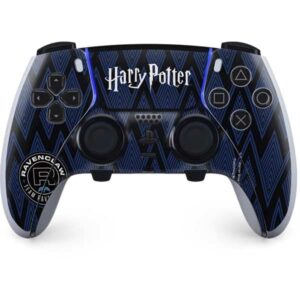 skinit gaming decal skin compatible with ps5 dualsense edge pro controller - officially licensed warner bros team ravenclaw design