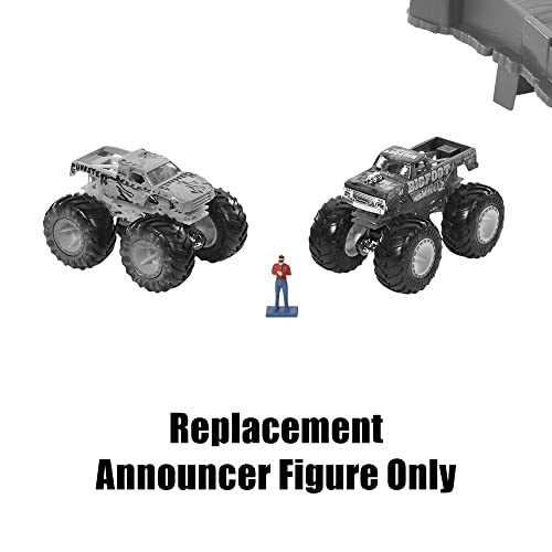 Hot Wheels Replacement Parts Monster Trucks Wreckin' Raceway Playset - HGV12 ~ Replacement Announcer Figure