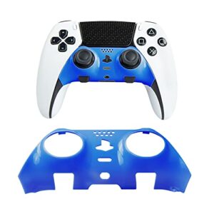 PS5 Edge Controller Skin, Custom Grip Decorative Strip Skin Protective Cover Case, DIY Faceplate Replacement Shell for Playstation 5 Dualsence Edge Controller, Blue