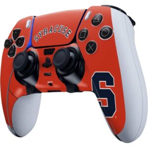 Skinit Gaming Decal Skin Compatible with PS5 DualSense Edge Pro Controller - Officially Licensed Syracuse S Orange Design