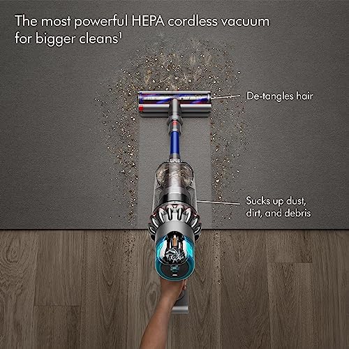 Dyson Gen5outsize Cordless Vacuum Cleaner, Nickel/Blue, Extra Large