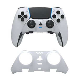 edge controller decoration strip,ejgame diy edge controller replacement shell color replacement decoration accessories compatible with ps5 edge wireless controller panel (white)