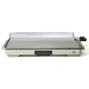 beautiful 12" x 22" extra large griddle, by drew barrymore (sage green)