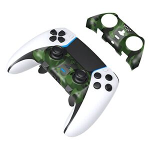 JOYTORN Faceplate Replacement Shell for PS5 Dualsense Edge Controller,Dualsense Edge Accessories Skin Replacement for Original Black Faceplate Shell- Upgrade Your Controller Appearance(Camouflage)