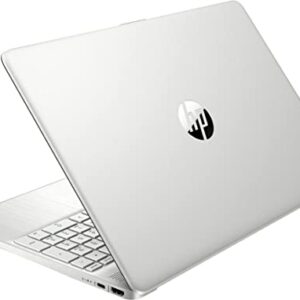 HP 2023 Newest Laptop, 15.6" Touchscreen Display, Intel Core i3-1115G4 Processor, 12GB RAM, 256GB SSD, Intel Iris Xe Graphics, Wi-Fi, Bluetooth, Webcam, Windows 11 Home in S Mode, Natural Silver