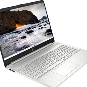 HP 2023 Newest Laptop, 15.6" Touchscreen Display, Intel Core i3-1115G4 Processor, 12GB RAM, 256GB SSD, Intel Iris Xe Graphics, Wi-Fi, Bluetooth, Webcam, Windows 11 Home in S Mode, Natural Silver