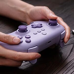 8Bitdo Ultimate C 2.4g Wireless Controller for Windows PC, Android, Steam Deck & Raspberry Pi (Lilac Purple)