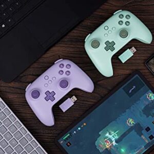 8Bitdo Ultimate C 2.4g Wireless Controller for Windows PC, Android, Steam Deck & Raspberry Pi (Lilac Purple)