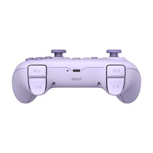 8Bitdo Ultimate C 2.4g Wireless Controller for Windows PC, Android, Steam Deck & Raspberry Pi (Lilac Purple)