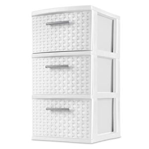 SENAX New Drawer Storage, White, Set of 2