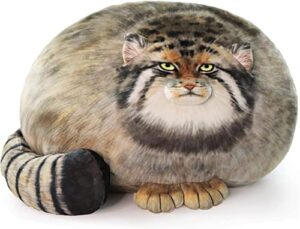 weershun cat plush body pillow, fox plush pillow, raccoon plush pillow, soft and comfortable stuffed animal plush pillow for all ages, great gift option for boys girls and friends (cat-45/18in)