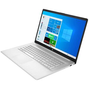 2023 HP 17 17.3" Touchscreen HD+ Laptop, 12th Gen Intel 10-Core i7-1255U up to 4.7GHz, 16GB DDR4 RAM, 512GB PCIe SSD, 802.11AC WiFi, Bluetooth5.0, Backlit KB, Silver, Windows 11, BROAG Extension Cable