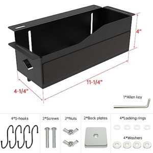 Upgrade Griddle Caddy for Blackstone 28"/36" Griddles,Grill Caddy with Magnetic Tool Holder&Knife Holder,Space Saving Grill Accessories Storage for Blackstone Griddle,Black