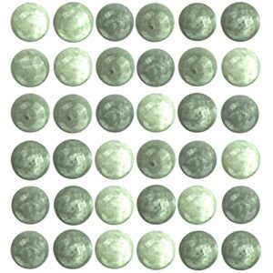 aixprobead 100pcs 8mm burmese jade natural gemstone beads for jewelry making loose round stone beads for diy bracelets and necklaces