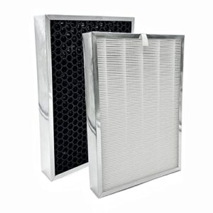 2 pack ma-125 replacement air filter, 3-in-1 compatible for medify air purifier ma-125,ma-125r h13 true hepa, by can-meageren