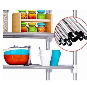 JAHH Microwave Shelf Rack Kitchen Shelf Spice Rack Multifunctional Kitchen Storage Rack Bathroom Organizer Shelf Book Shoes Shelving