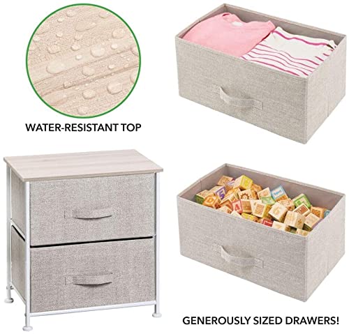 WXYNHHD Nordic 2 Drawers Nightstand Bedside Dresser Jewelry Box Makeup Storage Box Cabinet Container Drawer Organizer Bedroom Furniture