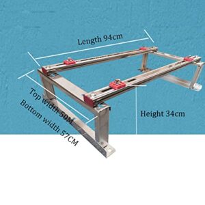 Air Conditioner Support Bracket, Heavy Duty Ground Stand Bracket for Ductless Mini Split Air Conditioner ,304 Stainless Steel Condenser Stand , Air Handler Stand Heat Pump Base Stand Floor Shelf