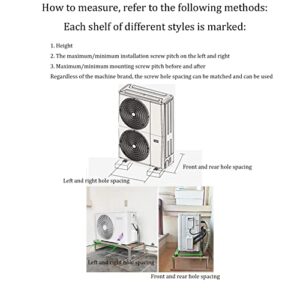 Air Conditioner Support Bracket, Heavy Duty Ground Stand Bracket for Ductless Mini Split Air Conditioner ,304 Stainless Steel Condenser Stand , Air Handler Stand Heat Pump Base Stand Floor Shelf